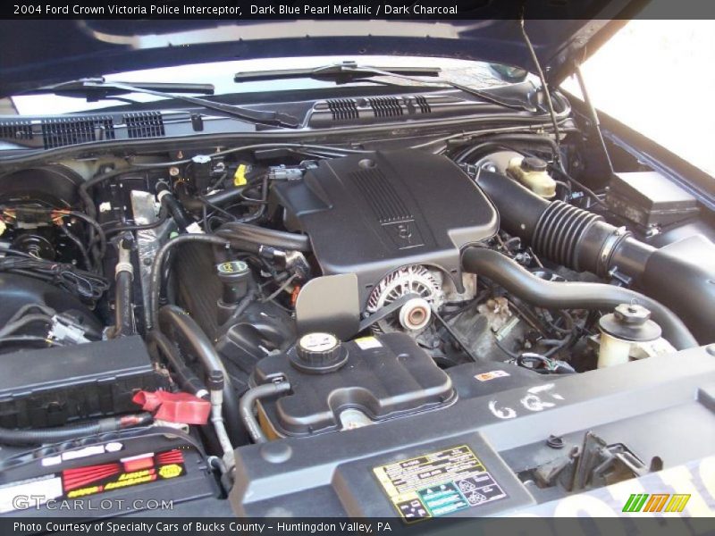 Dark Blue Pearl Metallic / Dark Charcoal 2004 Ford Crown Victoria Police Interceptor