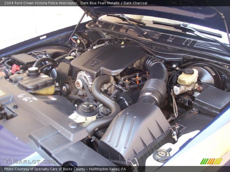 Dark Blue Pearl Metallic / Dark Charcoal 2004 Ford Crown Victoria Police Interceptor