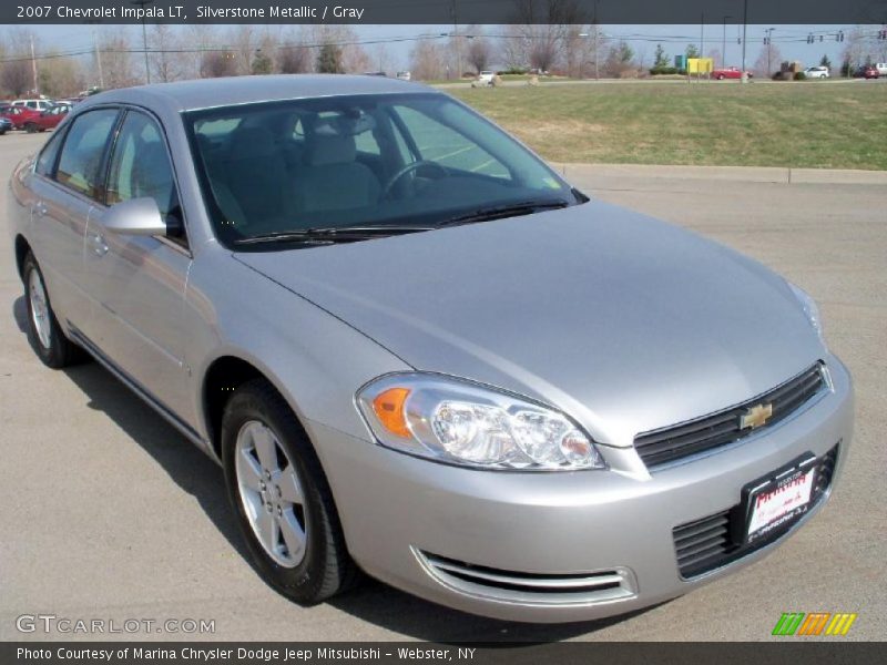 Silverstone Metallic / Gray 2007 Chevrolet Impala LT
