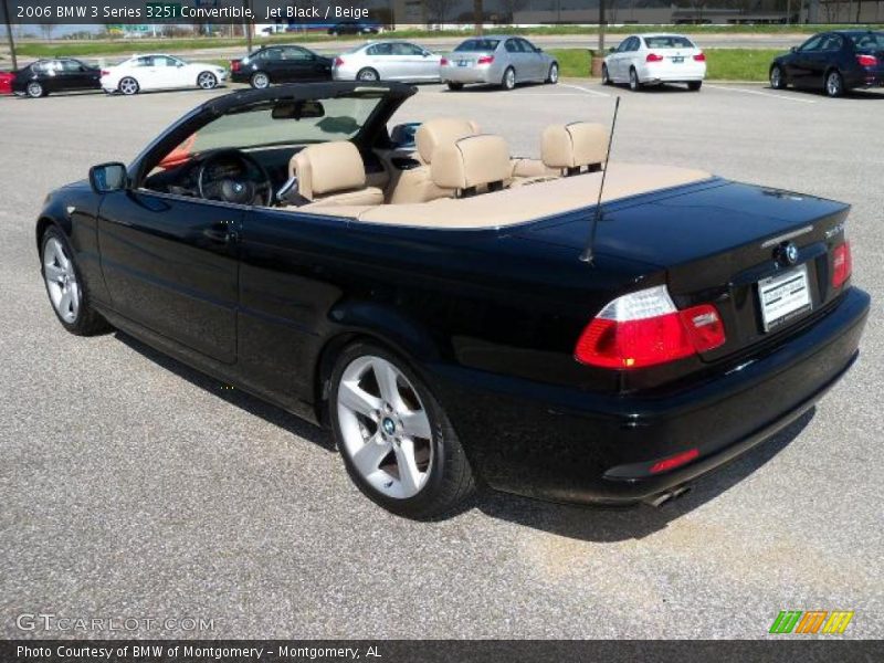 Jet Black / Beige 2006 BMW 3 Series 325i Convertible