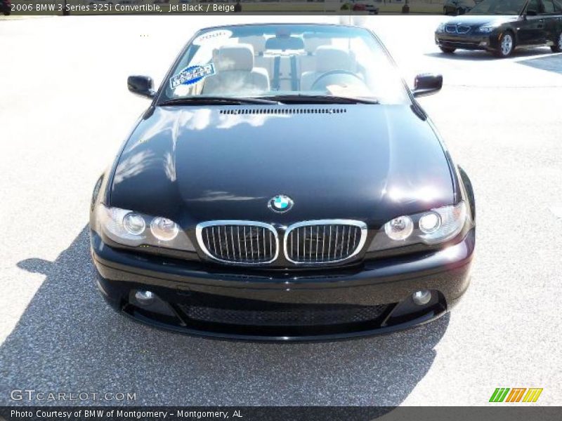 Jet Black / Beige 2006 BMW 3 Series 325i Convertible