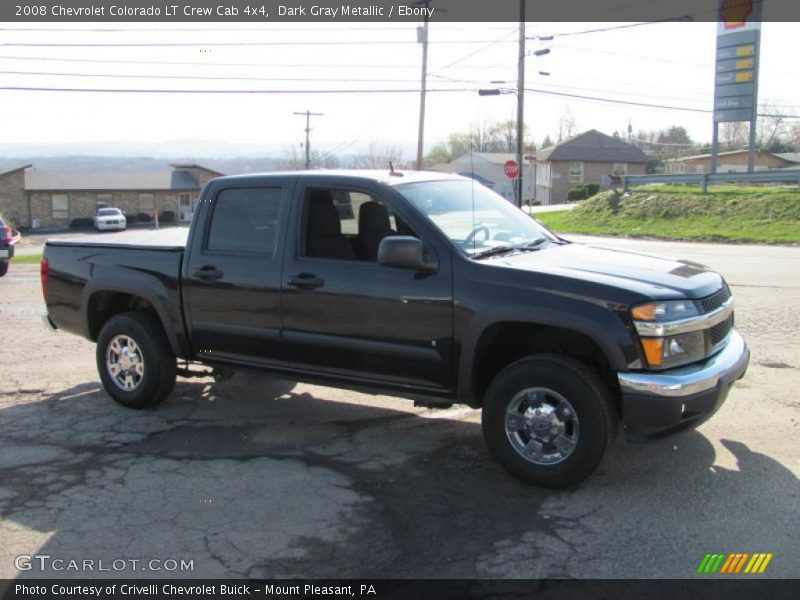 Dark Gray Metallic / Ebony 2008 Chevrolet Colorado LT Crew Cab 4x4