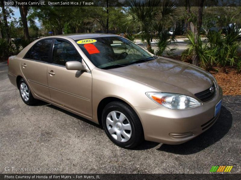 Desert Sand Mica / Taupe 2003 Toyota Camry LE