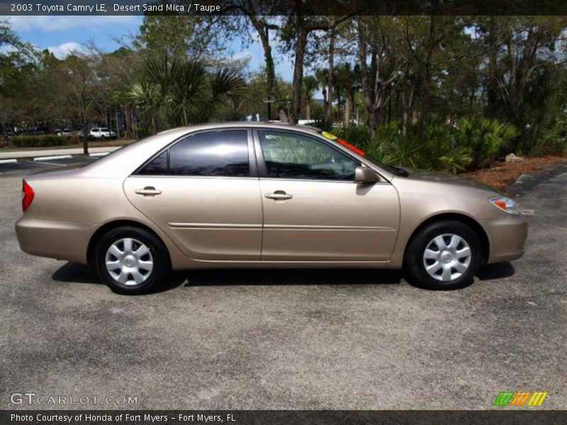 Desert Sand Mica / Taupe 2003 Toyota Camry LE