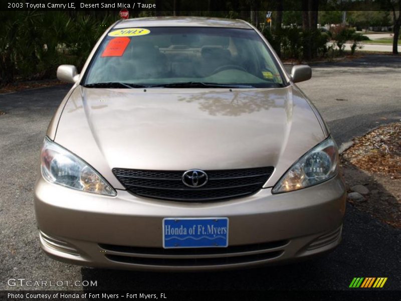 Desert Sand Mica / Taupe 2003 Toyota Camry LE