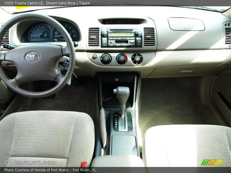 Desert Sand Mica / Taupe 2003 Toyota Camry LE