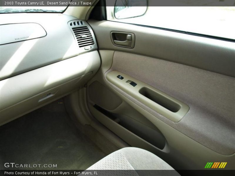 Desert Sand Mica / Taupe 2003 Toyota Camry LE