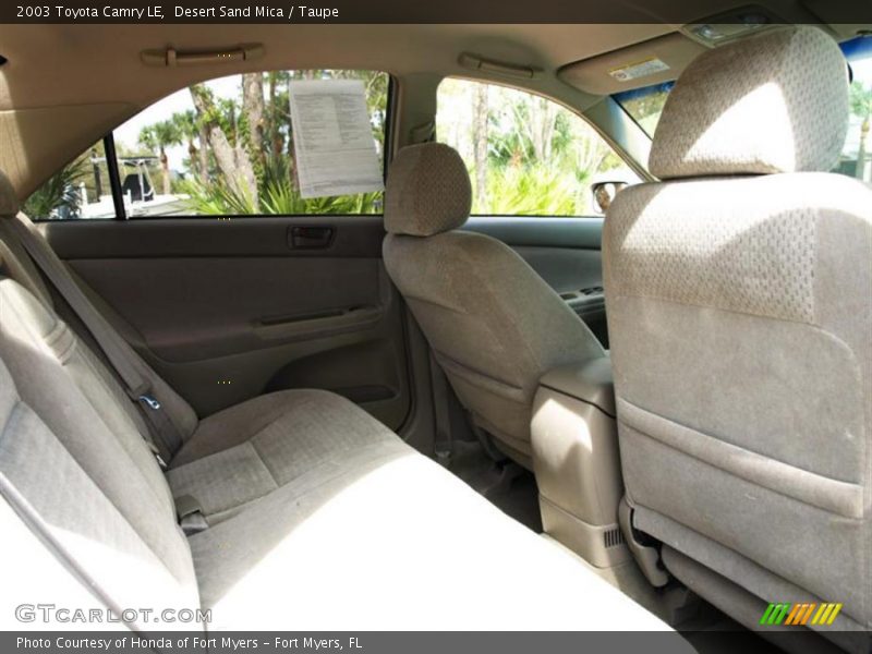 Desert Sand Mica / Taupe 2003 Toyota Camry LE