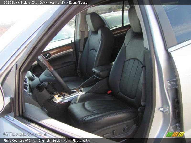 Quicksilver Metallic / Ebony/Ebony 2010 Buick Enclave CXL