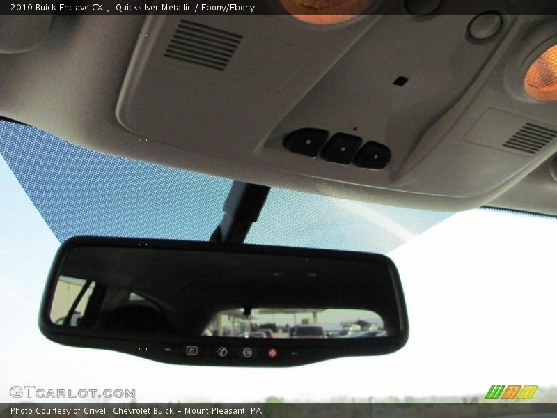 Quicksilver Metallic / Ebony/Ebony 2010 Buick Enclave CXL