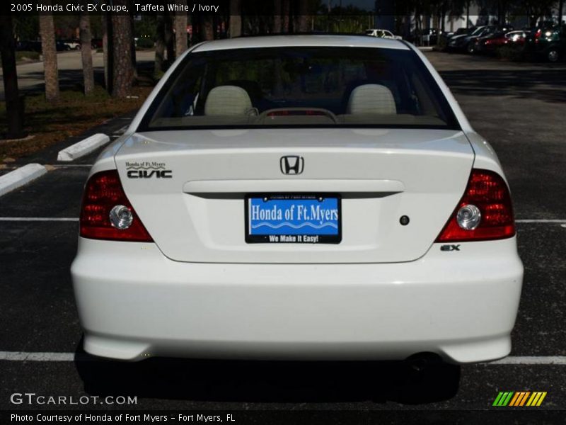 Taffeta White / Ivory 2005 Honda Civic EX Coupe