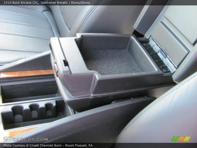 Quicksilver Metallic / Ebony/Ebony 2010 Buick Enclave CXL