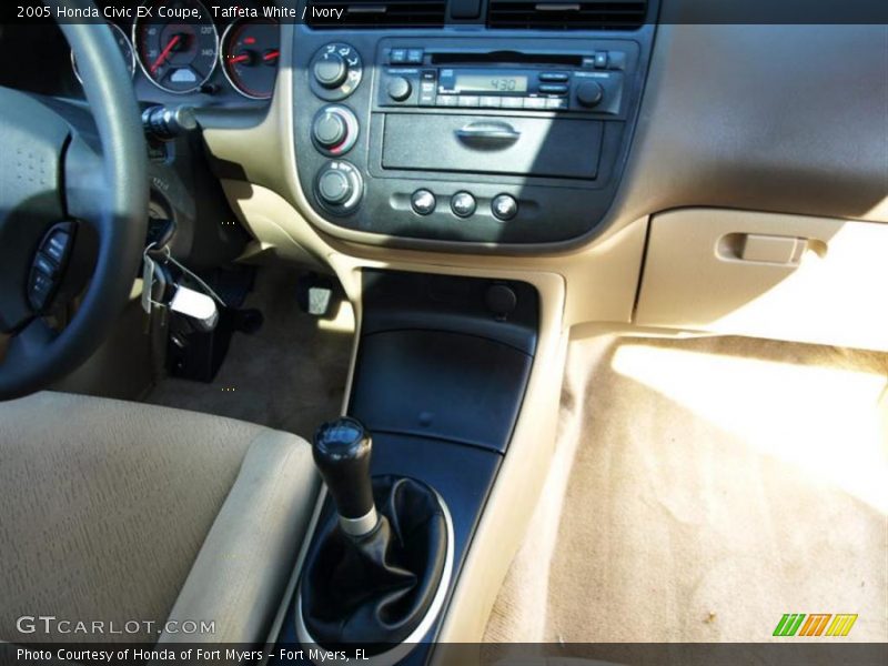 Taffeta White / Ivory 2005 Honda Civic EX Coupe