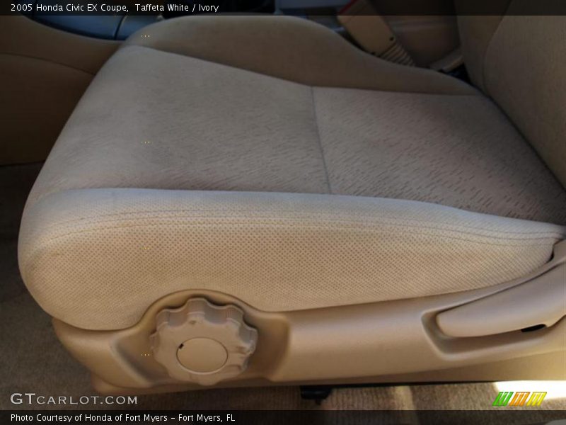 Taffeta White / Ivory 2005 Honda Civic EX Coupe