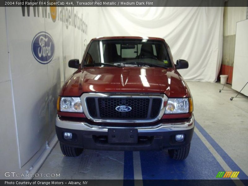 Toreador Red Metallic / Medium Dark Flint 2004 Ford Ranger FX4 SuperCab 4x4