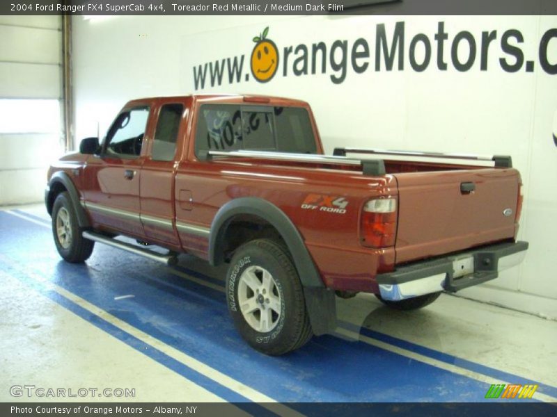 Toreador Red Metallic / Medium Dark Flint 2004 Ford Ranger FX4 SuperCab 4x4