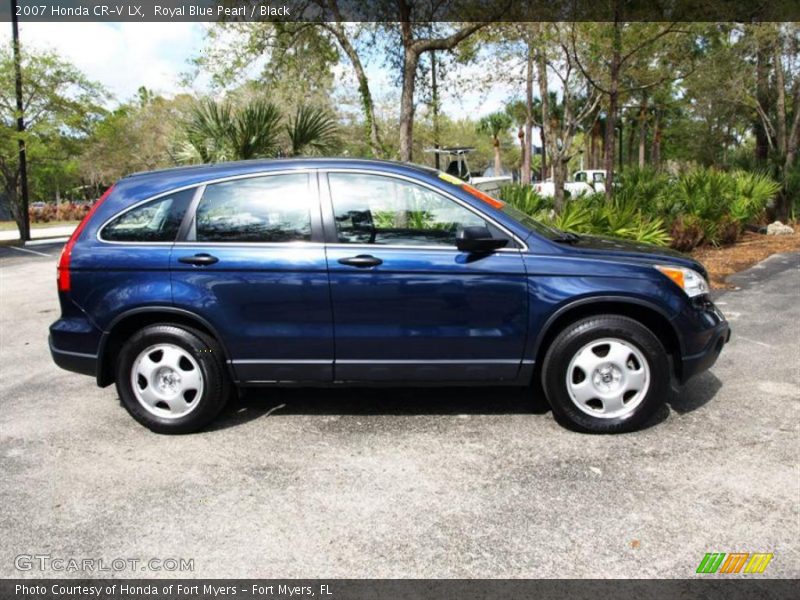 Royal Blue Pearl / Black 2007 Honda CR-V LX