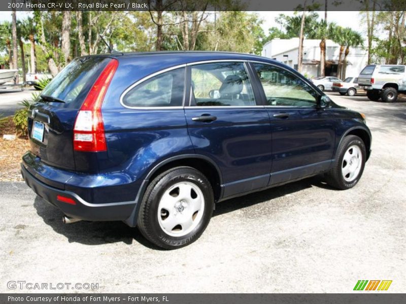Royal Blue Pearl / Black 2007 Honda CR-V LX