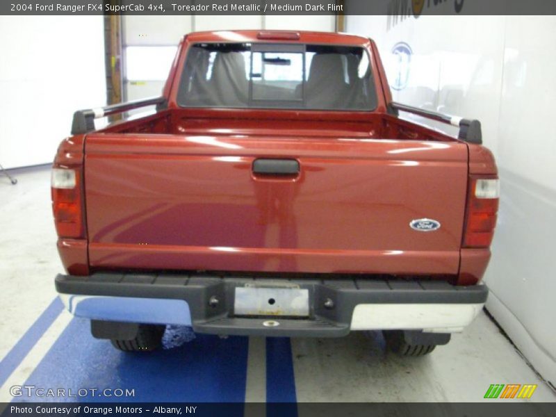 Toreador Red Metallic / Medium Dark Flint 2004 Ford Ranger FX4 SuperCab 4x4