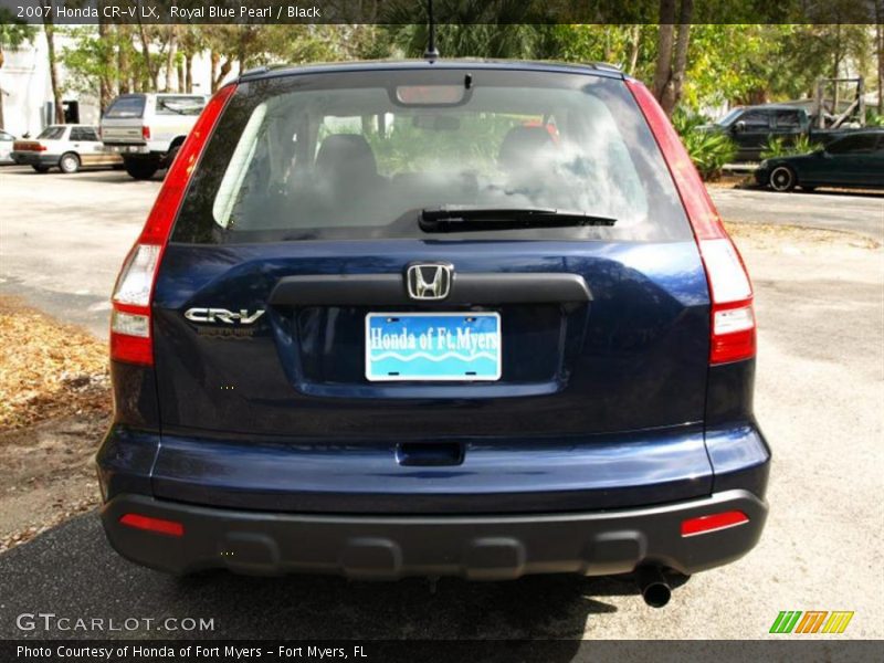 Royal Blue Pearl / Black 2007 Honda CR-V LX