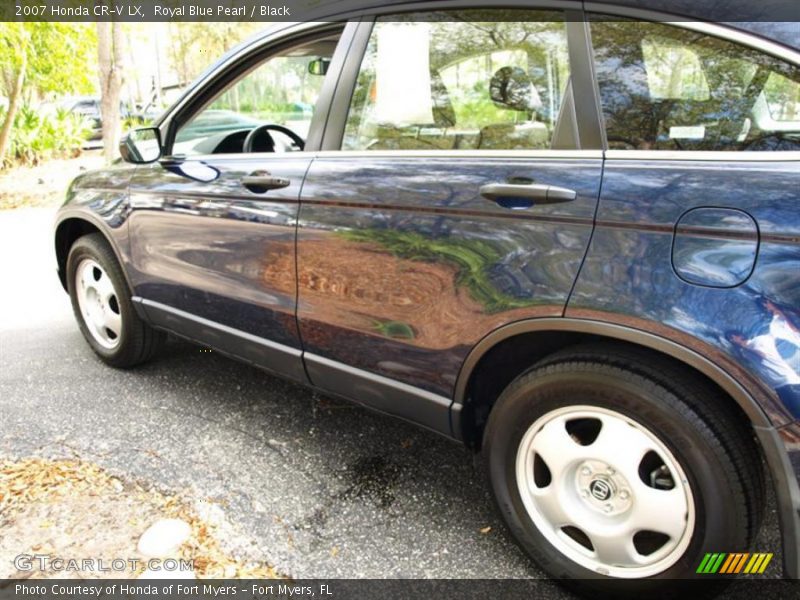 Royal Blue Pearl / Black 2007 Honda CR-V LX