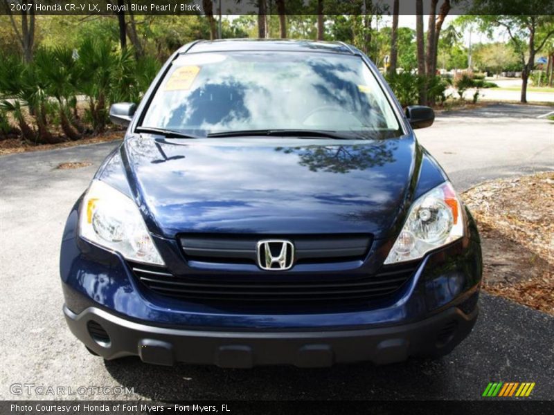 Royal Blue Pearl / Black 2007 Honda CR-V LX