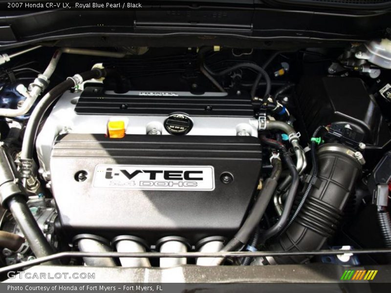 Royal Blue Pearl / Black 2007 Honda CR-V LX