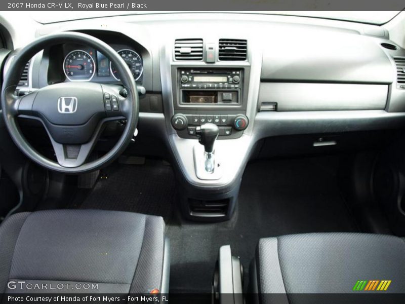 Royal Blue Pearl / Black 2007 Honda CR-V LX