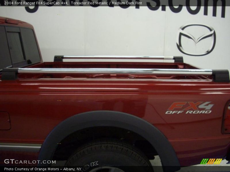 Toreador Red Metallic / Medium Dark Flint 2004 Ford Ranger FX4 SuperCab 4x4