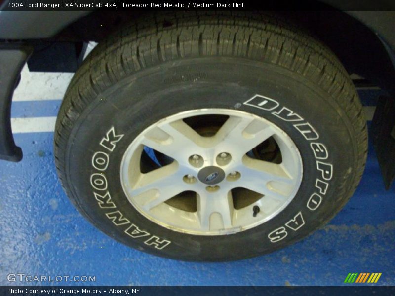 Toreador Red Metallic / Medium Dark Flint 2004 Ford Ranger FX4 SuperCab 4x4