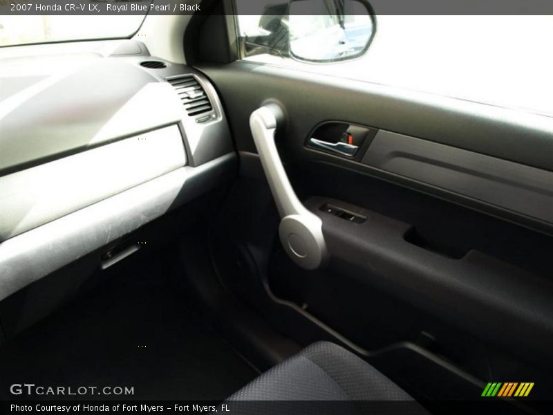 Royal Blue Pearl / Black 2007 Honda CR-V LX