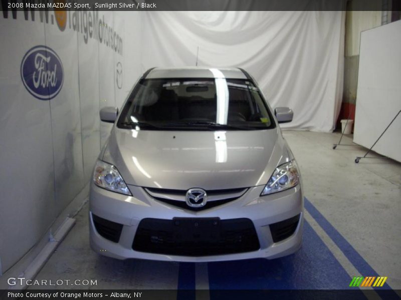 Sunlight Silver / Black 2008 Mazda MAZDA5 Sport