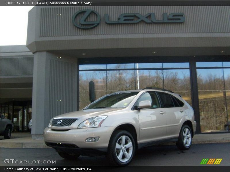 Savannah Metallic / Ivory 2006 Lexus RX 330 AWD