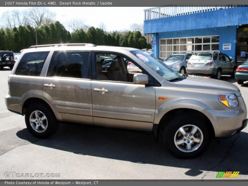 Desert Rock Metallic / Saddle 2007 Honda Pilot EX-L 4WD