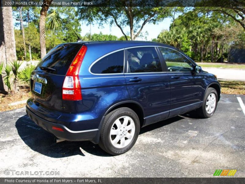 Royal Blue Pearl / Black 2007 Honda CR-V EX-L