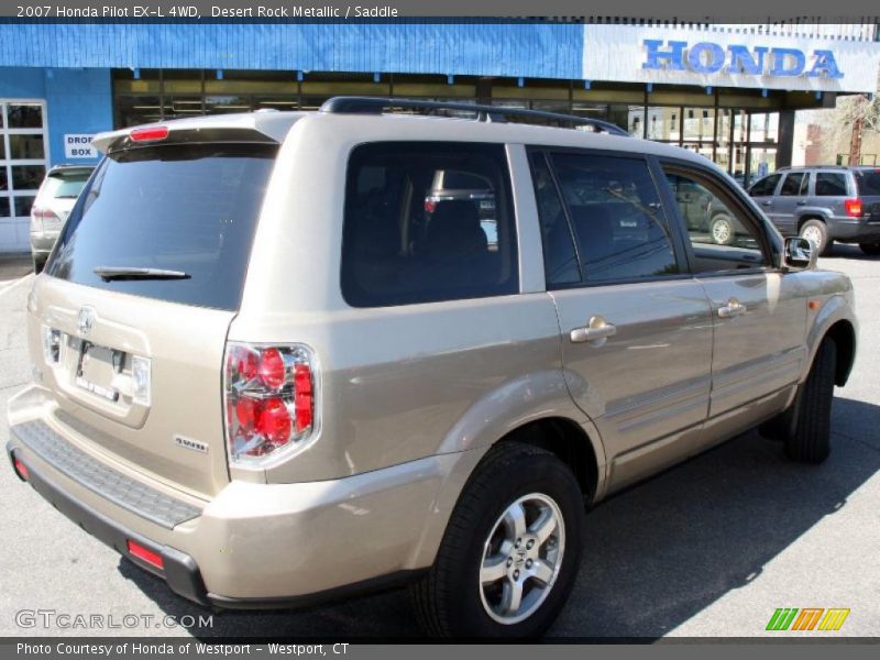 Desert Rock Metallic / Saddle 2007 Honda Pilot EX-L 4WD
