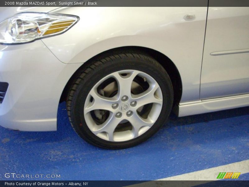 Sunlight Silver / Black 2008 Mazda MAZDA5 Sport
