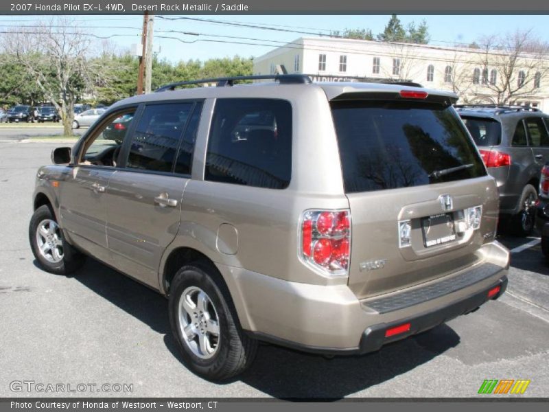 Desert Rock Metallic / Saddle 2007 Honda Pilot EX-L 4WD
