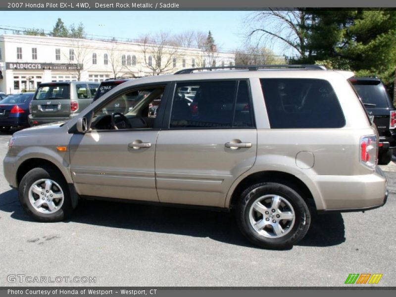 Desert Rock Metallic / Saddle 2007 Honda Pilot EX-L 4WD
