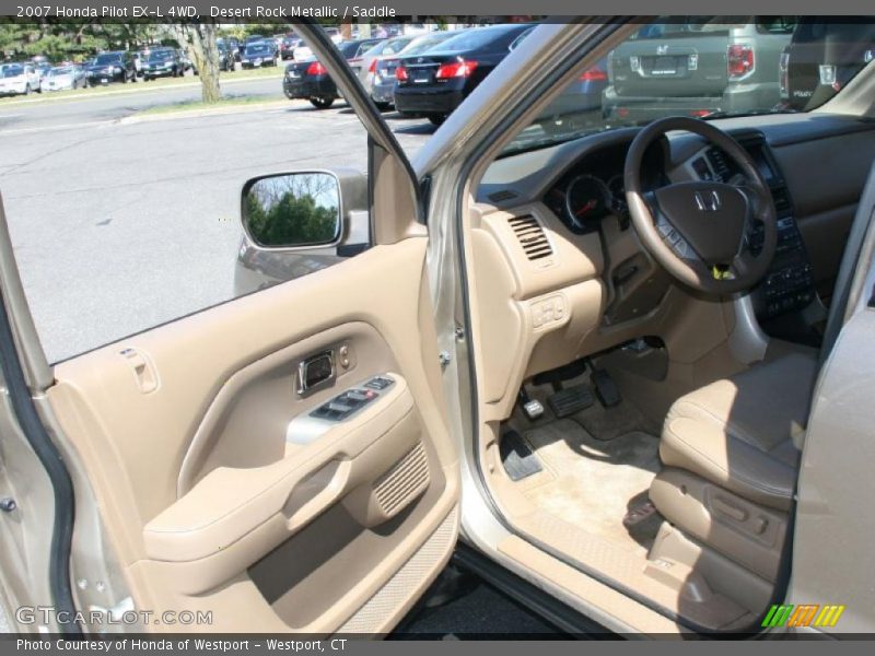 Desert Rock Metallic / Saddle 2007 Honda Pilot EX-L 4WD