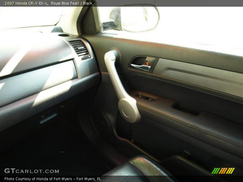 Royal Blue Pearl / Black 2007 Honda CR-V EX-L