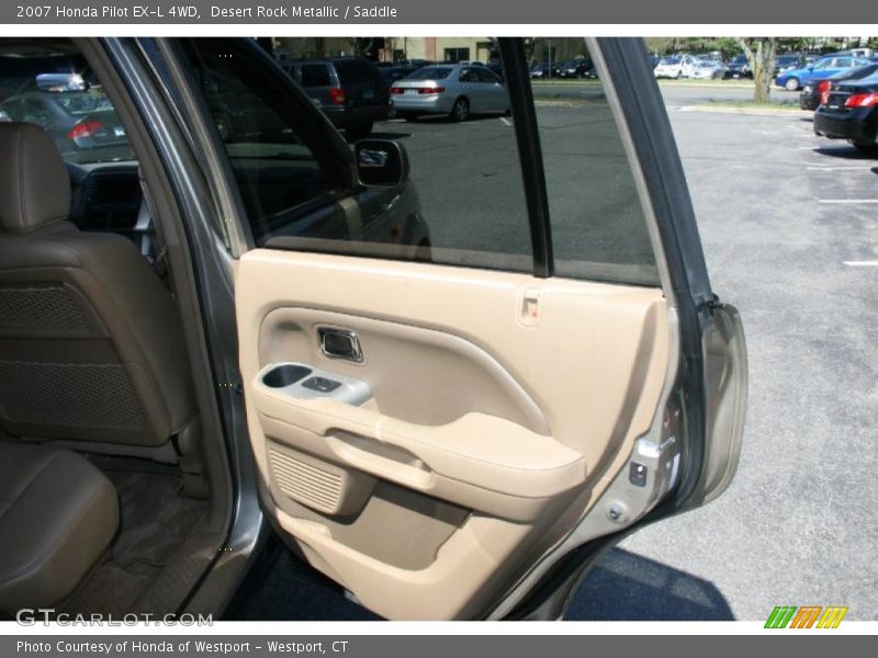 Desert Rock Metallic / Saddle 2007 Honda Pilot EX-L 4WD