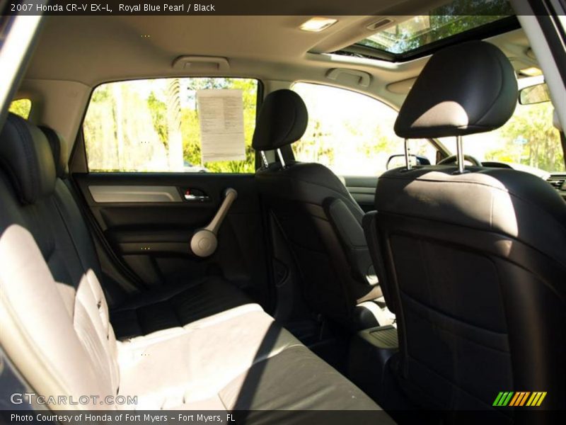 Royal Blue Pearl / Black 2007 Honda CR-V EX-L