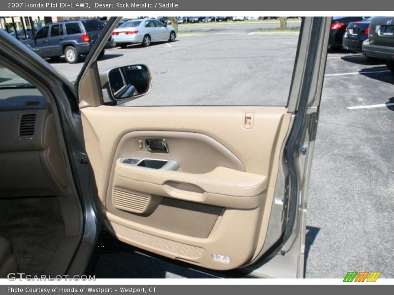Desert Rock Metallic / Saddle 2007 Honda Pilot EX-L 4WD