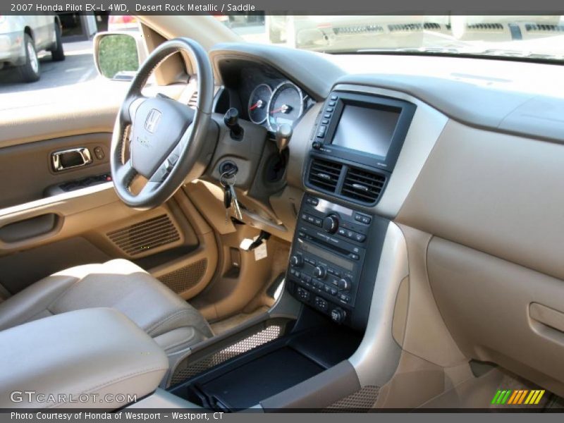 Desert Rock Metallic / Saddle 2007 Honda Pilot EX-L 4WD