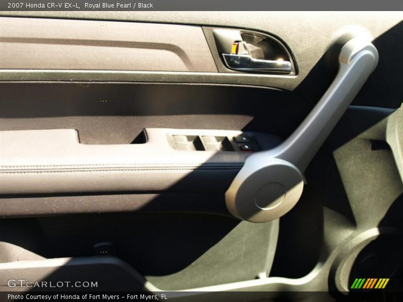 Royal Blue Pearl / Black 2007 Honda CR-V EX-L