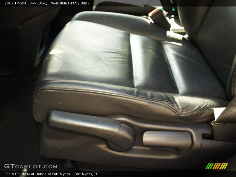 Royal Blue Pearl / Black 2007 Honda CR-V EX-L