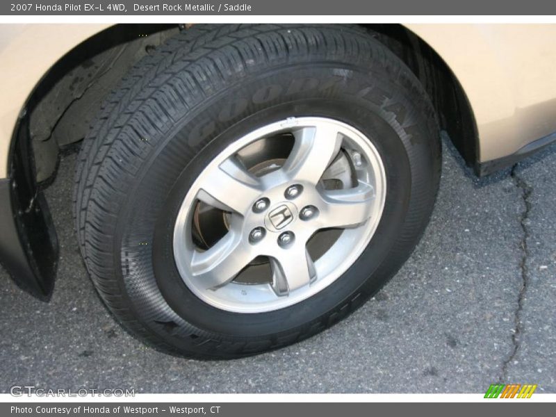 Desert Rock Metallic / Saddle 2007 Honda Pilot EX-L 4WD