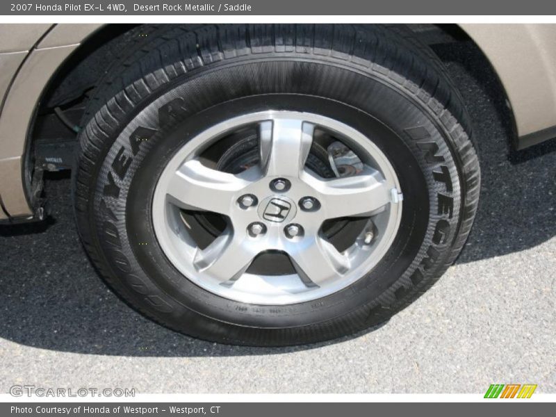 Desert Rock Metallic / Saddle 2007 Honda Pilot EX-L 4WD