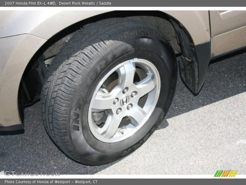 Desert Rock Metallic / Saddle 2007 Honda Pilot EX-L 4WD